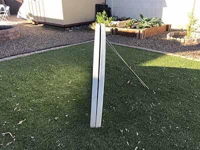 5 foot, 9 inch round tables (bifold)