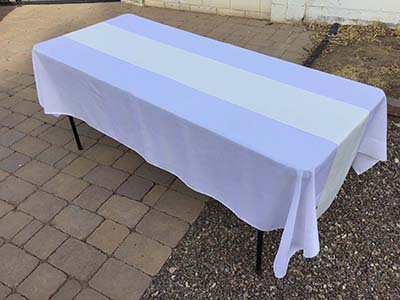 table runners (ivory) - 12 x 108