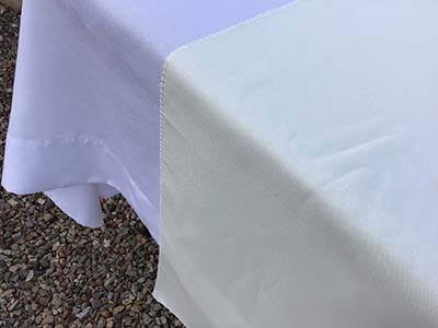 table runners (ivory) - 12 x 108