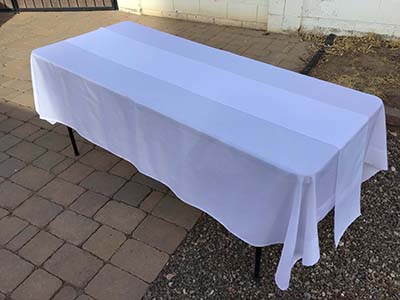 table runners (white) - 12 x 108