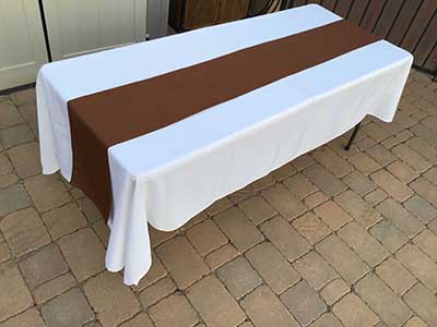 table runners (cinnamon brown) - 12 x 108