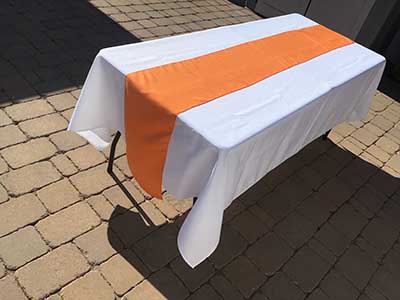 table runners (orange) - 12 x 108