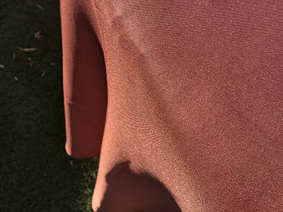 round tablecloths (terracotta/rust) - 108