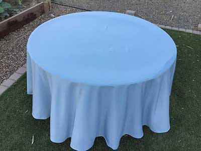round tablecloths (dusty blue) - 108