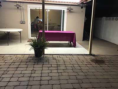 rectangle tablecloths (magenta) - 60 x 120