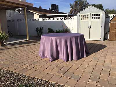 round tablecloths (violet amethyst) - 120