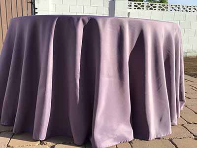 round tablecloths (violet amethyst) - 120