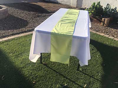 table runners (yellow) - 12 x 108