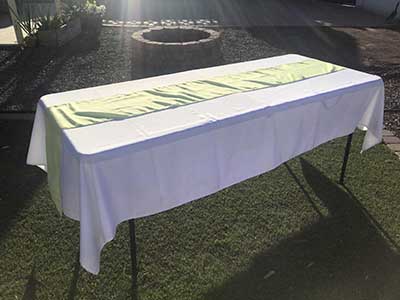 table runners (yellow) - 12 x 108