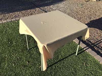square tablecloths (champagne) - 54