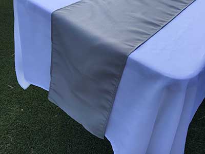table runners (silver/gray) - 12 x 108