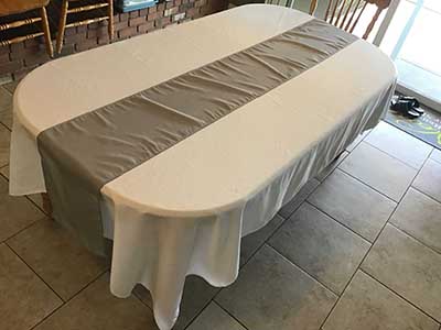 table runners (silver/gray) - 12 x 108