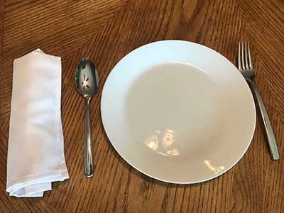 dinner plates - glass (white, Oftast) - 10