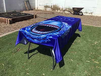 rectangle tablecloths (Keep Calm and Shark Attack) - 60 x 90