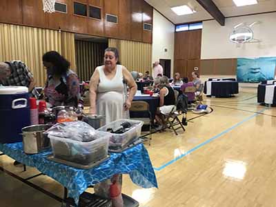 backdrop / tablecloth (fabric, shark) - 72 x 96