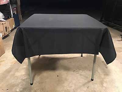 square tablecloths (black) - 54