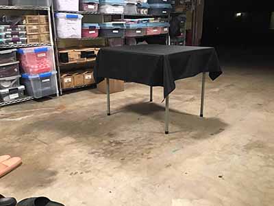 square tablecloths (black) - 54