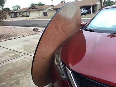 5 foot round tables (wood top)