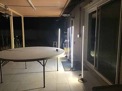 LED floor lamp / mood lamp (57.5 high; corded electric)