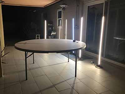 LED floor lamp / mood lamp (57.5 high; corded electric)