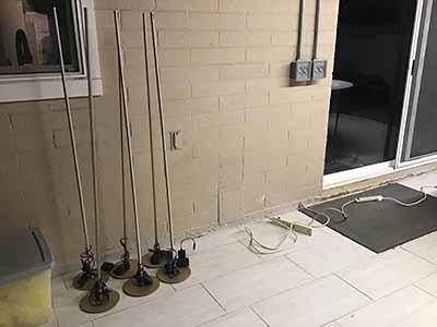 LED floor lamp / mood lamp (57.5 high; corded electric)