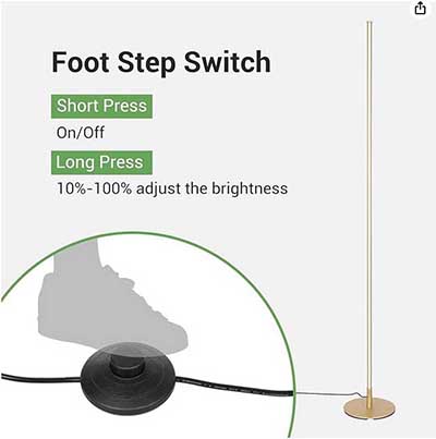 LED floor lamp / mood lamp (57.5 high; corded electric)