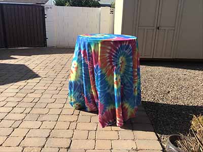 round tablecloths (tie-dye) - 108