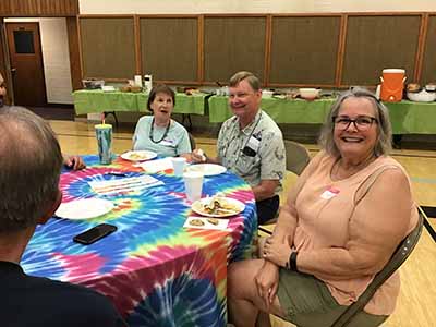 round tablecloths (tie-dye) - 108