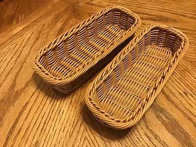silverware baskets (4 x 10)