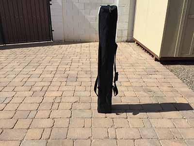 slant leg canopy tent (10 ft. x 10 ft.) - silver