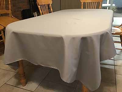 rectangle tablecloths (gray) - 60 x 102