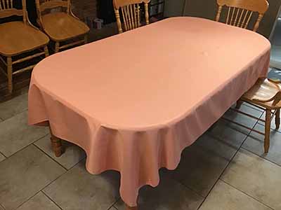 rectangle tablecloths (peach coral) - 60 x 102
