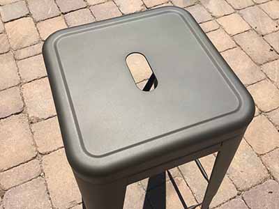 bar stools (steel, dark gray/graphite) - 30 high