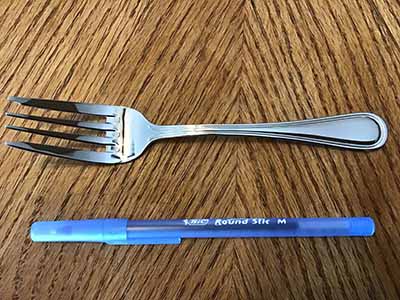 dessert fork (stainless steel, Acopa Edgeworth 6 3/4 18/8)
