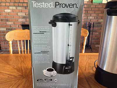 100-cup coffee urn / hot water heater