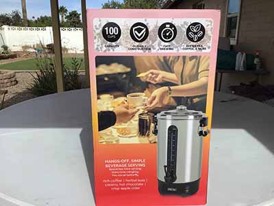 100-cup coffee urn / hot water heater