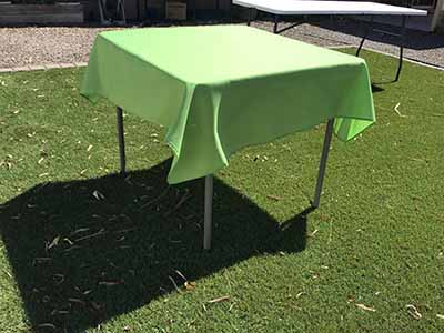 square tablecloths (apple green) - 54