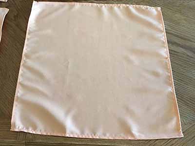 cloth dinner napkins (peach) - 20 x 20