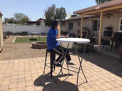 bar stools (steel, black) - 30 high