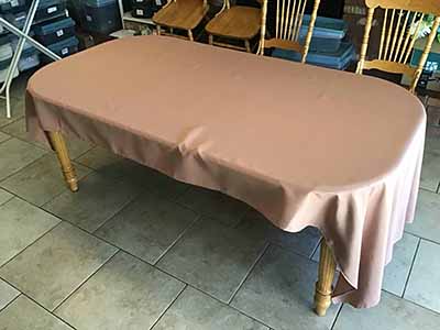 rectangle tablecloths (latte rose) - 60 x 120