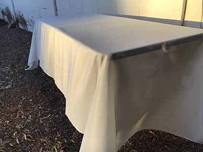 rectangle tablecloths (ivory) - 60 x 126