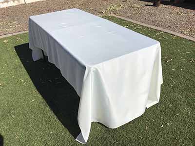rectangle tablecloths (ivory) - 60 x 126