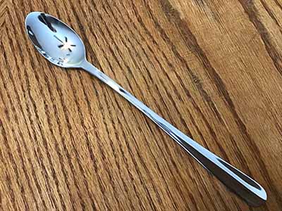 iced tea spoon (stainless steel, Acopa Brigitte 8 18/10 heavy weight)