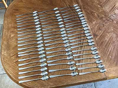 iced tea spoon (stainless steel, Acopa Brigitte 8 18/10 heavy weight)