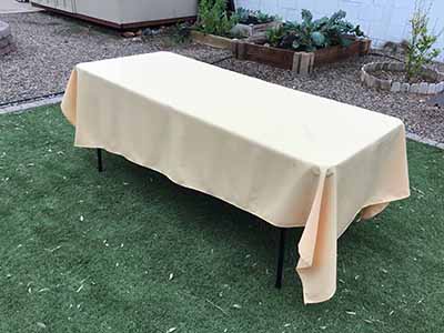 rectangle tablecloths (peach) - 60 x 102