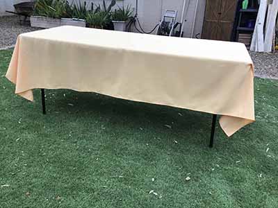 rectangle tablecloths (peach) - 60 x 102