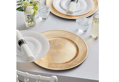 charger plates (gold) - 13