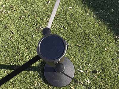 stanchion with 6.5 foot retractable belt