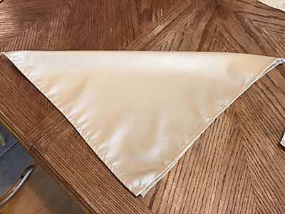 cloth dinner napkins (champagne) - 17 x 17
