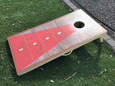 cornhole beanbag toss set